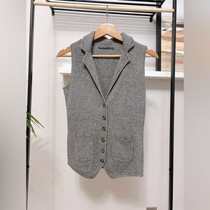 Wool sweater vest
